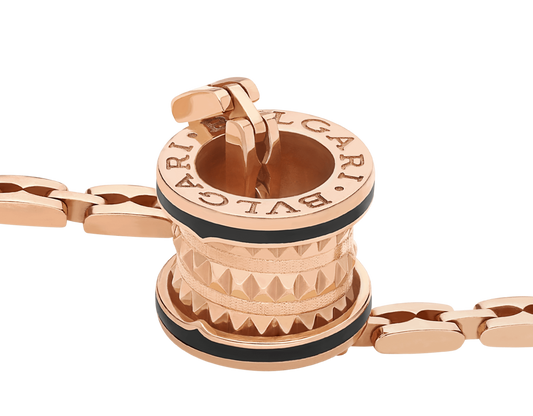 COLLIER BVLGARI B.ZERO SEMI CERAMIC NOIR-ROSE-GOLD
