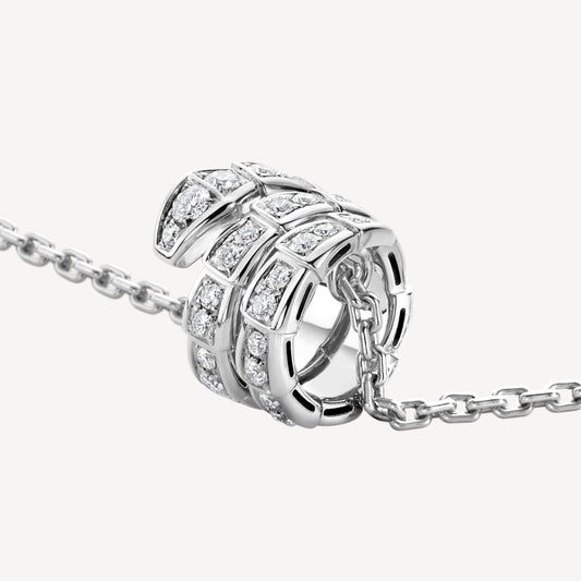 COLLIER BVLGARI SERPENTI-WHITE-GOLD