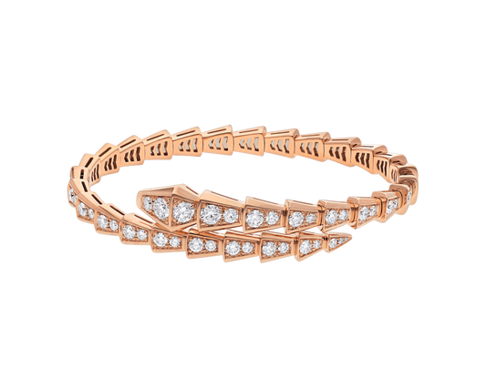 BRACELET BVLGARI SERPENTI VIPER DIAMONDS ROSE GOLD