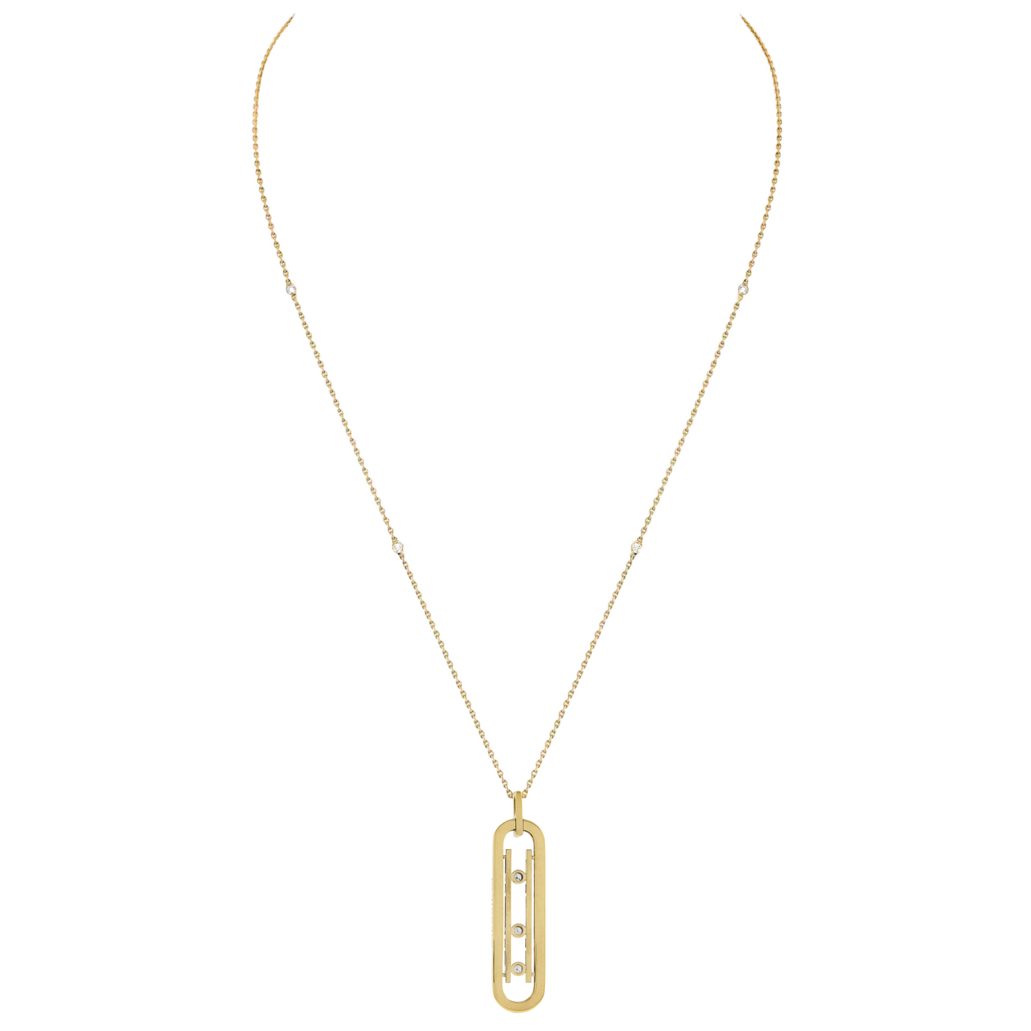 COLLIER MESSIKA MOVE 10TH SM NECKLACE GOLD