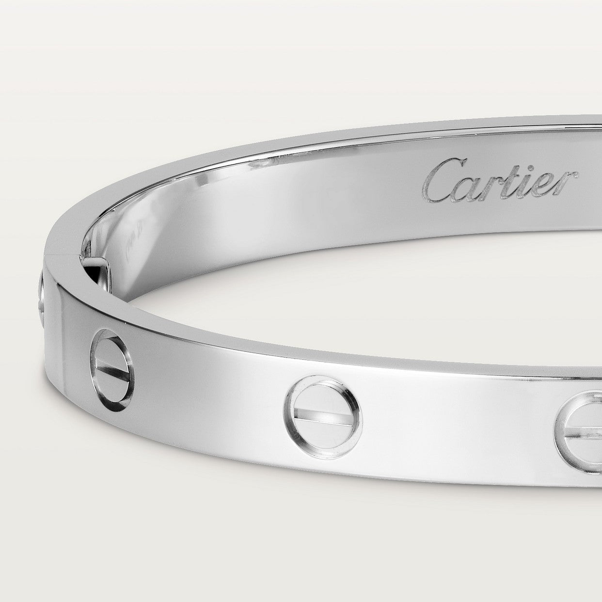 BRACELET CARTIER LOVE WHITE GOLD