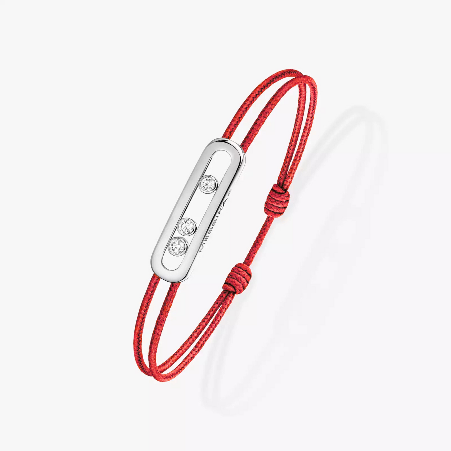 BRACELET MESSIKA CORDE ROUGE WHITE GOLD