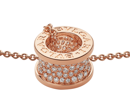 COLLIER BVLGARI B.ZERO DIAMONDS ROSE-GOLD