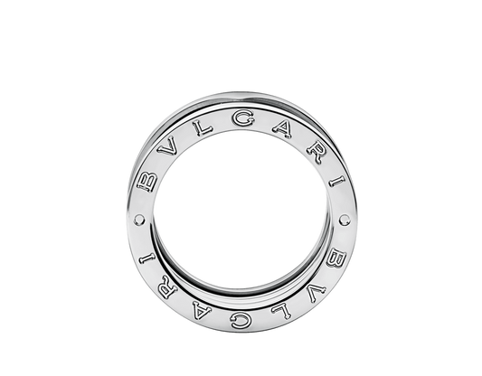 BAGUE BVLGARI B.ZERO1 WHITE-GOLD