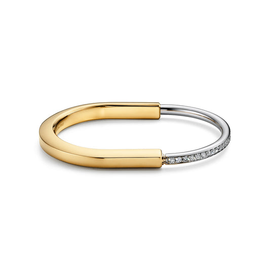 BRACELET TIFFANY & CO LOCK PERLEE GOLD