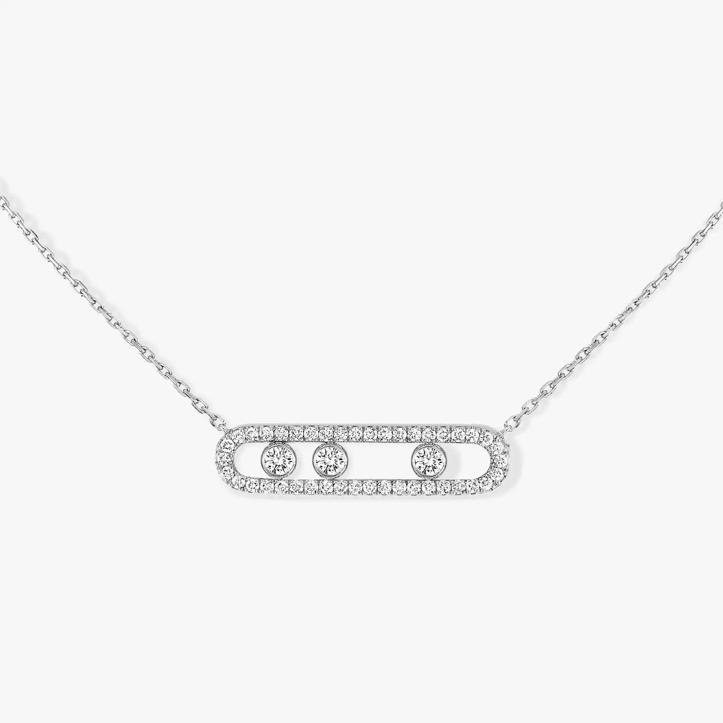 COLLIER MESSIKA MOVE PAVÉ WHITE GOLD