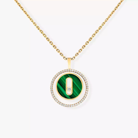 COLLIER MESSIKA LUCKY MOVE SM MALACHITE GOLD
