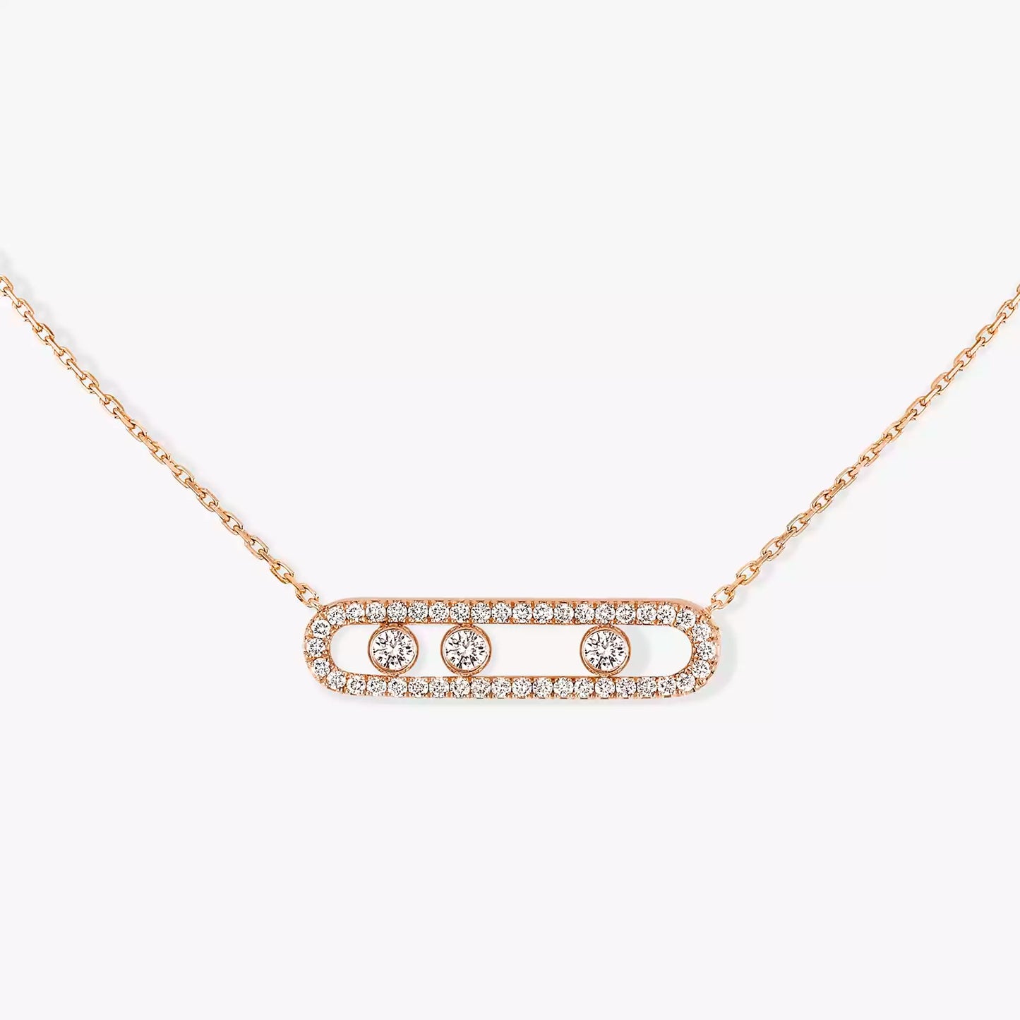 COLLIER MESSIKA MOVE PAVÉ ROSE GOLD