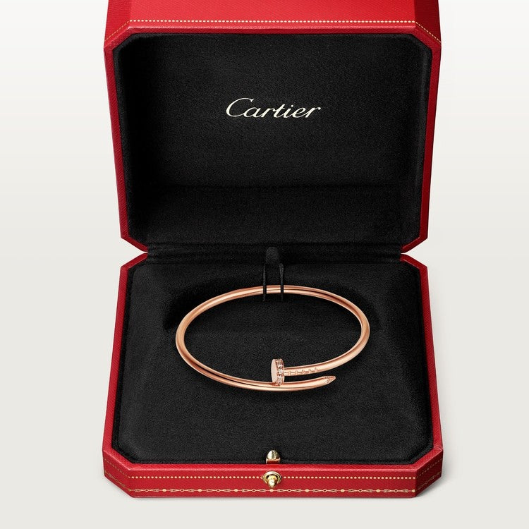 BRACELET CARTIER JUSTE UN CLOU PETIT MODÉLE DIAMANTS ROSE GOLD