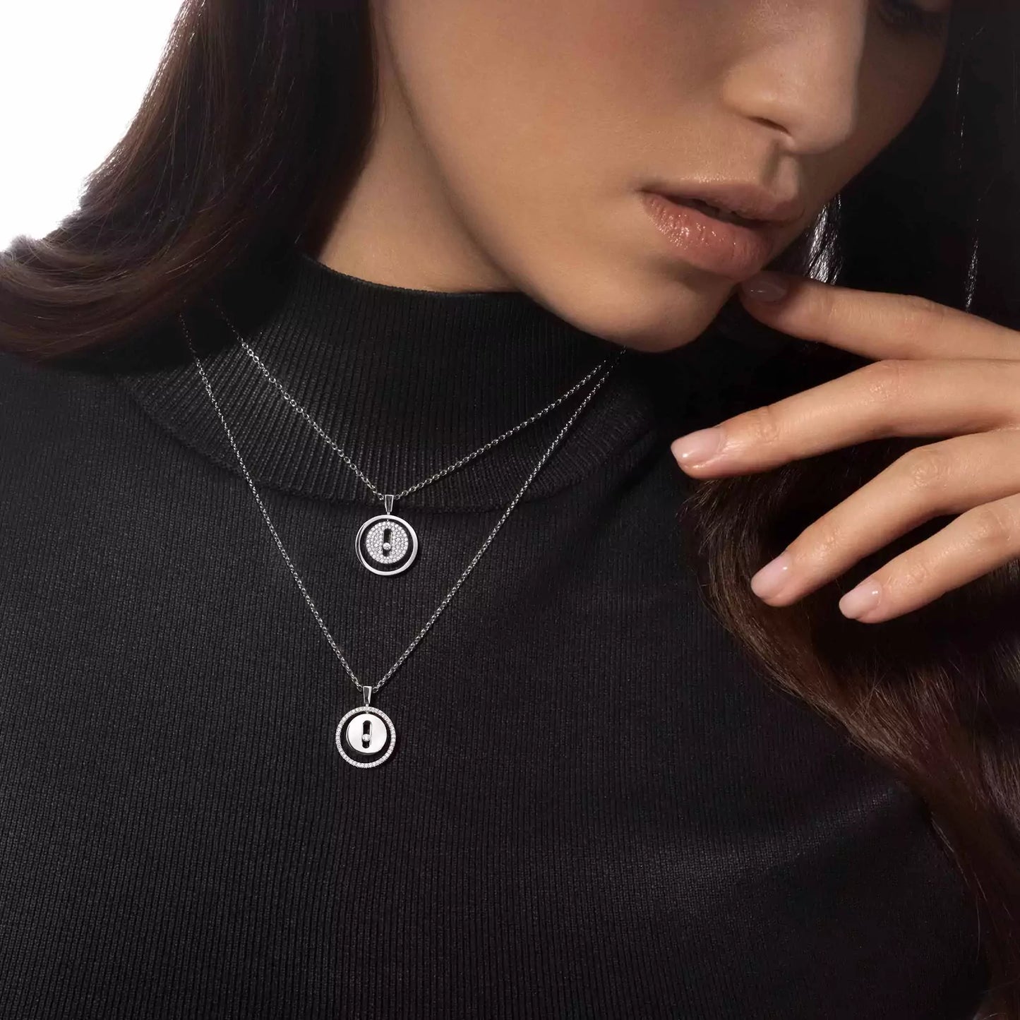 COLLIER MESSIKA LUCKY MOVE SM WHITE GOLD