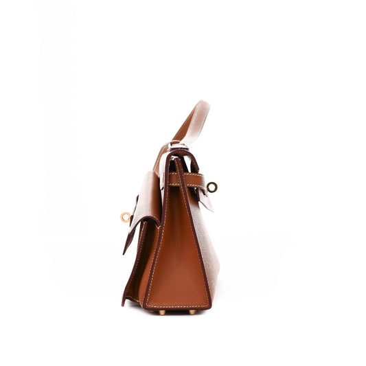 HERMES KELLY EN DÉSORDRE EPSOM GOLD