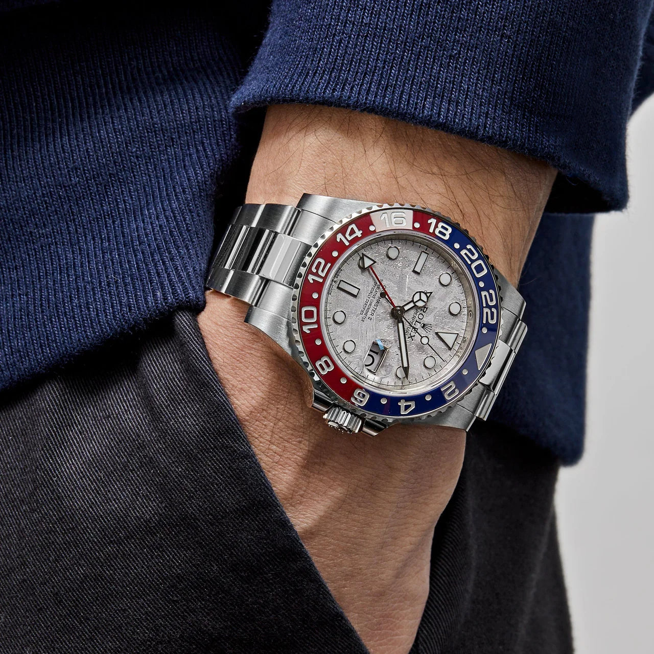 ROLEX GMT II WHITE GOLD