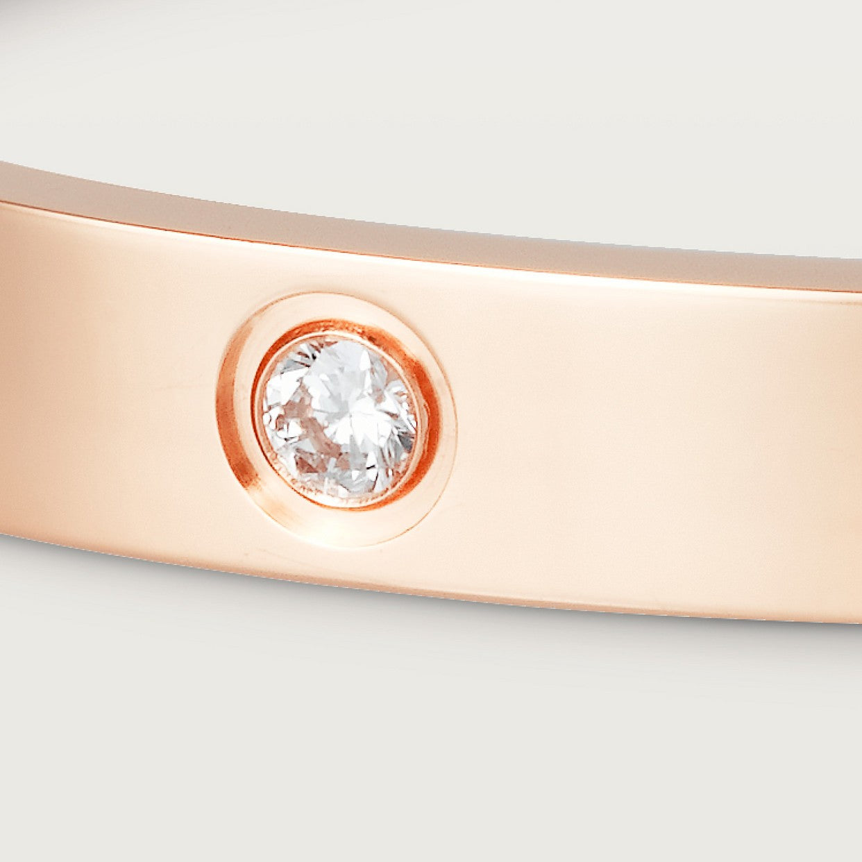 BRACELET CARTIER LOVE ROSE GOLD 4 DIAMONDS