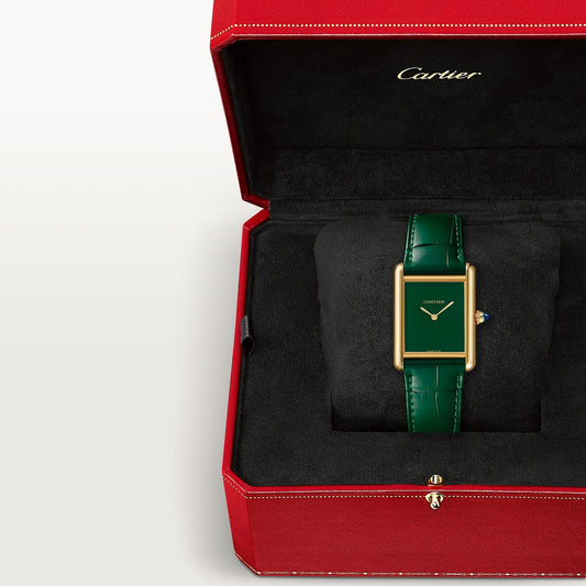 CARTIER TANK MUST LOUIS SEMI-MAT-VERT