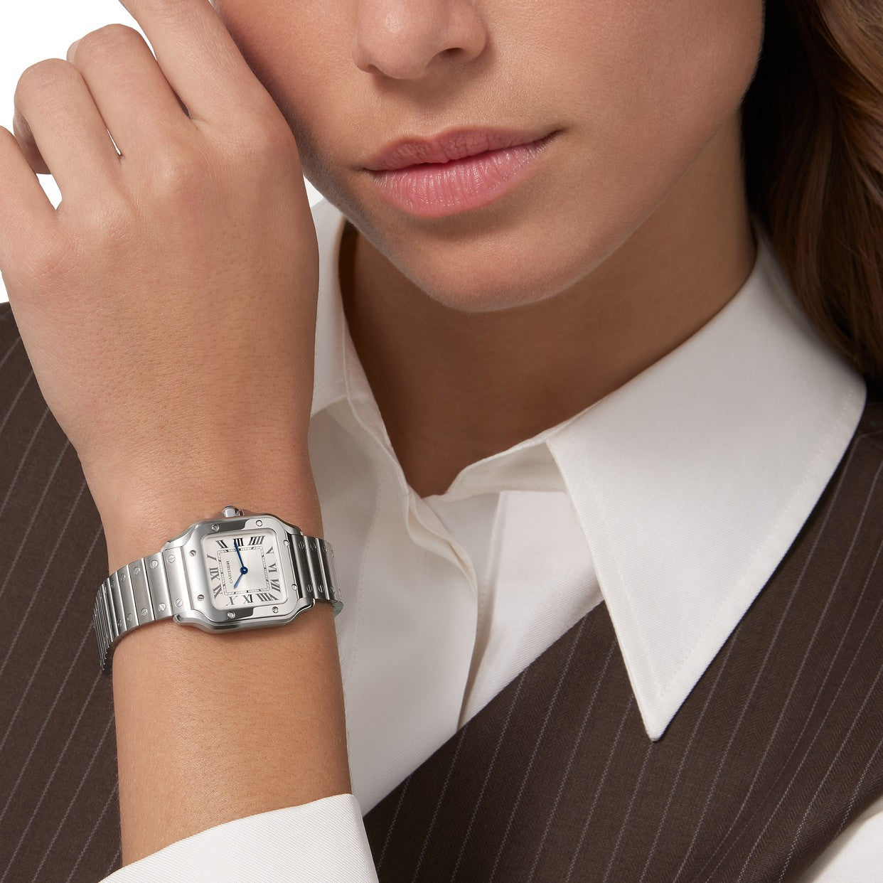 CARTIER SANTOS ARGENTÉ