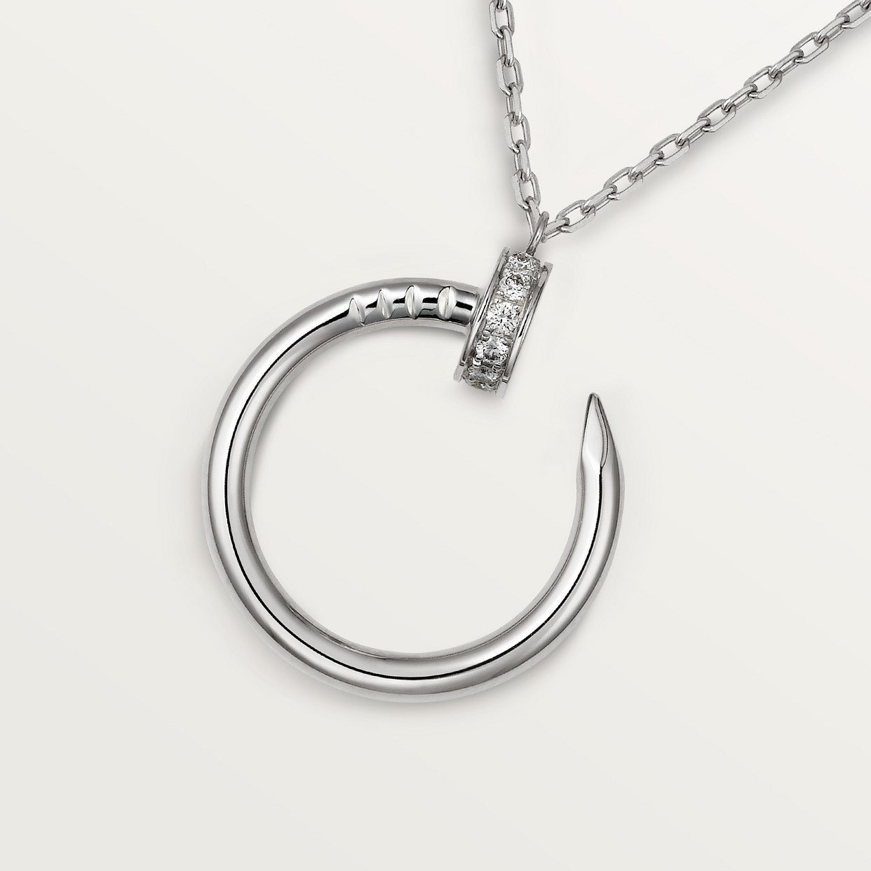 COLLIER CARTIER JUSTE UN CLOU FULL STRASS WHITE-GOLD