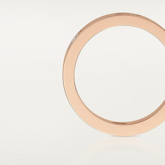 BAGUE CARTIER LOVE MODÈLE CLASSIQUE ROSE GOLD 3 DIAMANTS