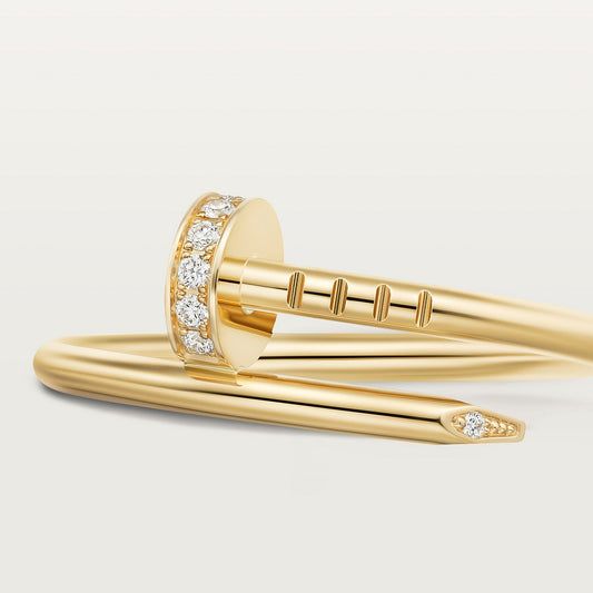 BAGUE CARTIER JUSTE UN CLOU MODÈLE CLASSIQUE DIAMANTS GOLD