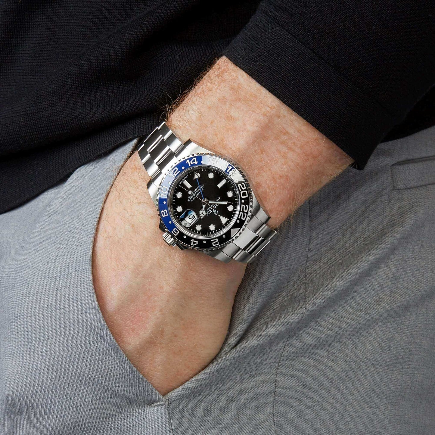 ROLEX GMT MASTER II BATMAN