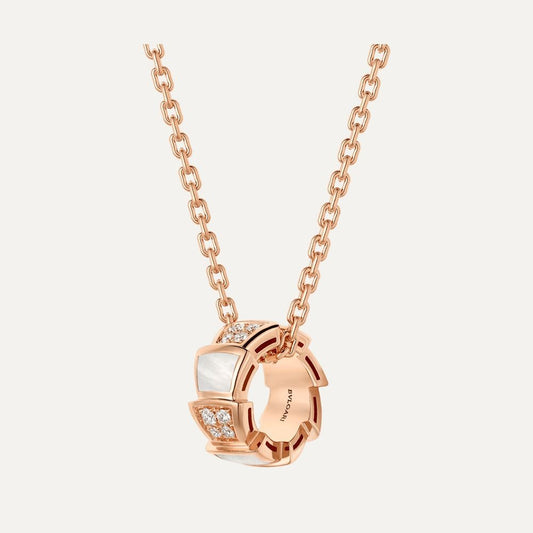 COLLIER BVLGARI VIPER NACRE-ROSE-GOLD