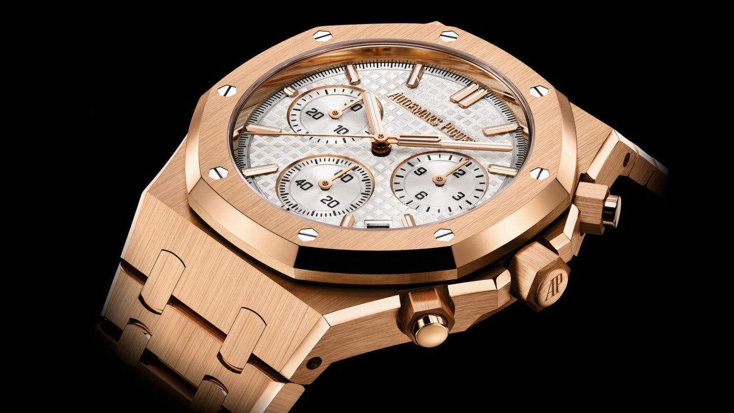 AP ROYAL OAK 3B ROSE GOLD AND BLACK