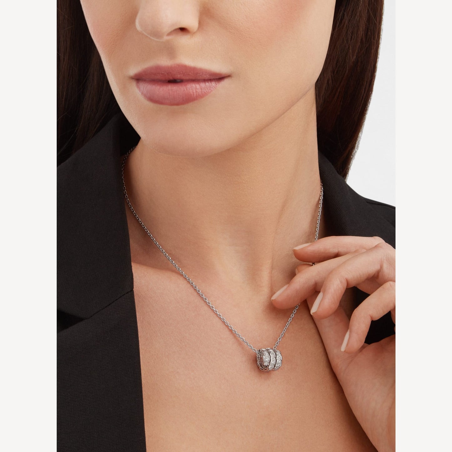 COLLIER BVLGARI SERPENTI-WHITE-GOLD