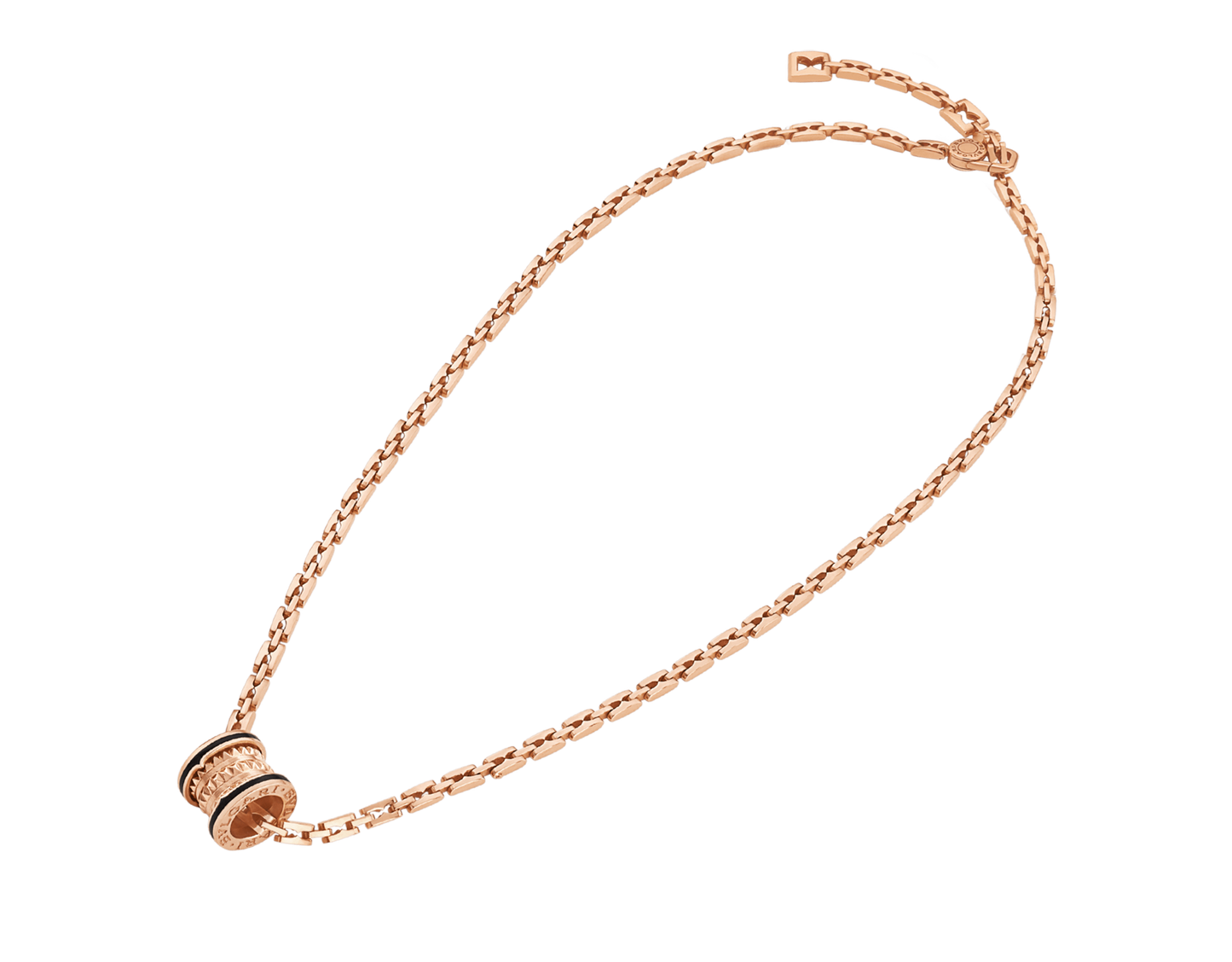 COLLIER BVLGARI B.ZERO SEMI CERAMIC NOIR-ROSE-GOLD