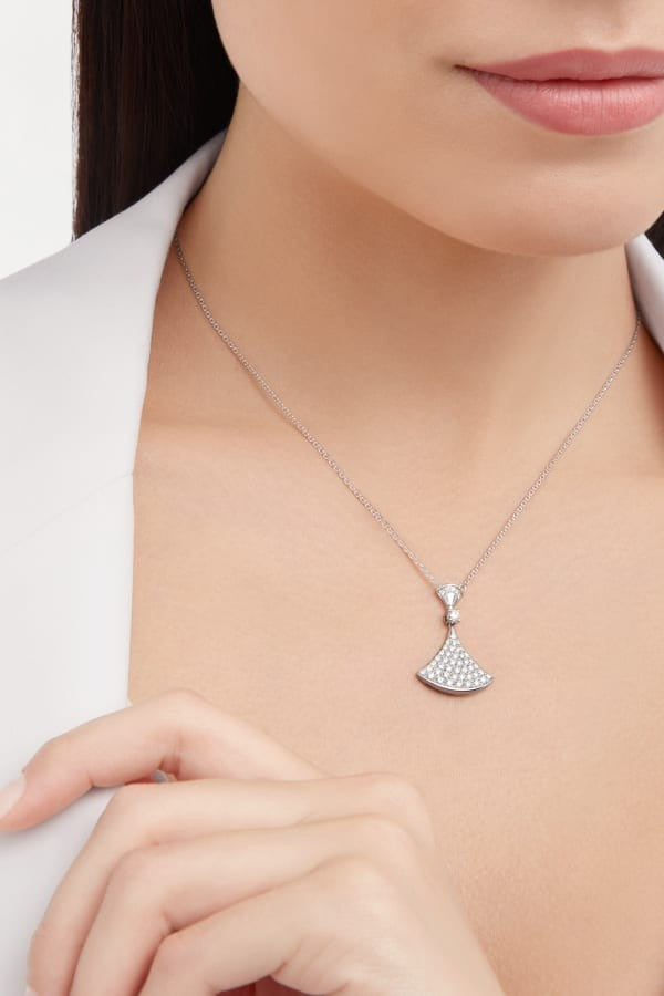 COLLIER BVLGARI DIVAS DREAM DIAMANTS WHITE GOLD