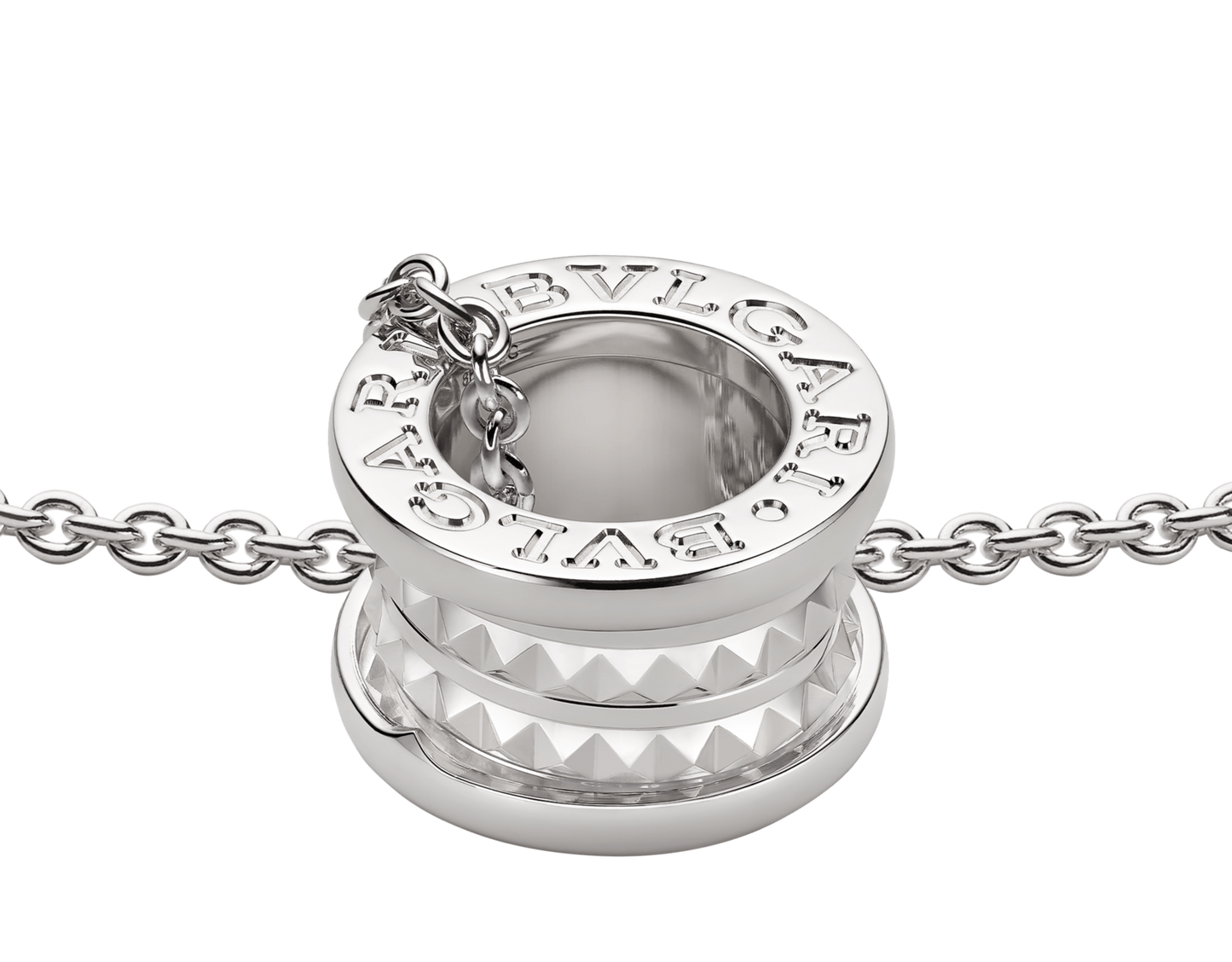 COLLIER BVLGARI MASSIVE SAVE THE CHILDREN-WHITE-GOLD