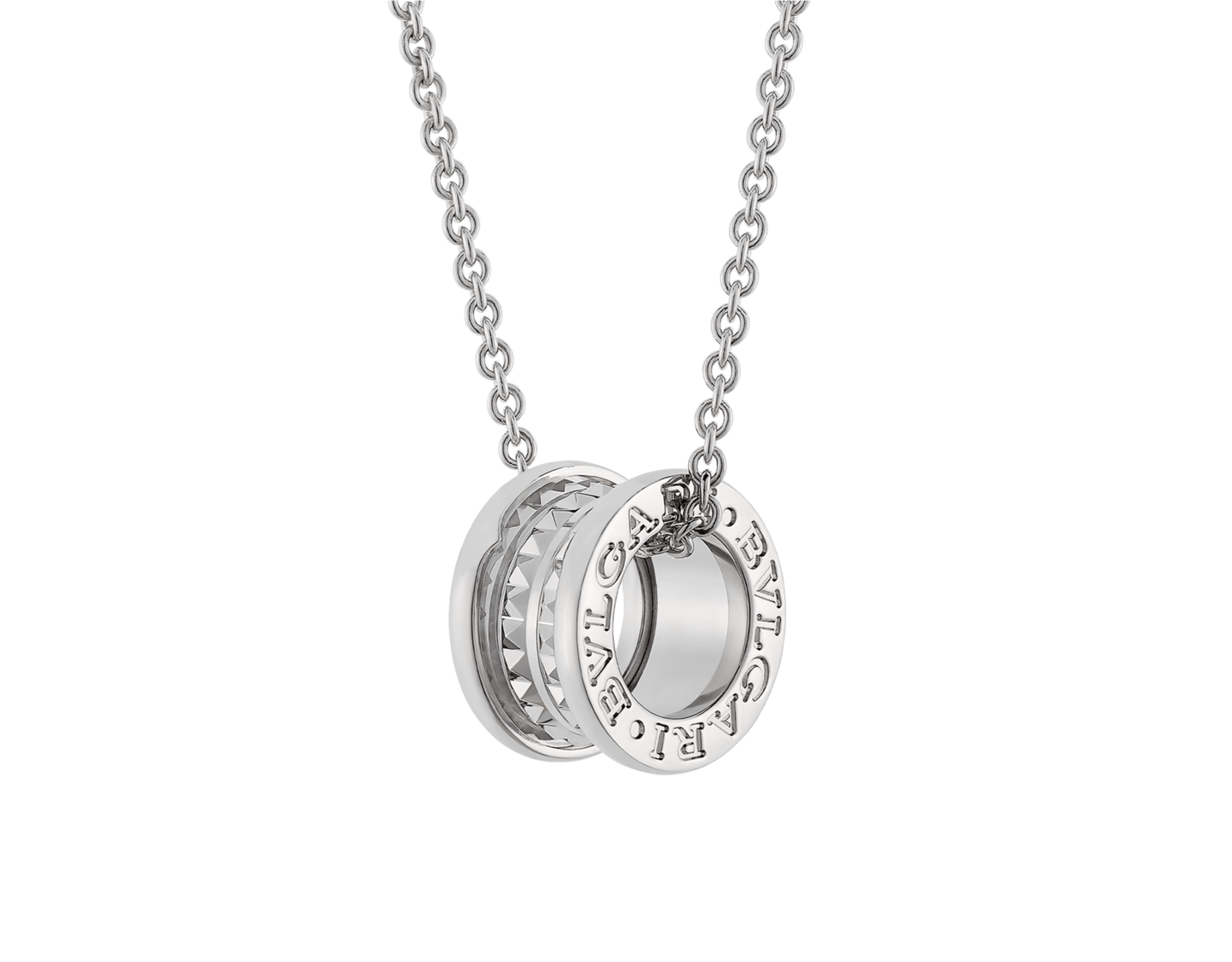 COLLIER BVLGARI MASSIVE SAVE THE CHILDREN-WHITE-GOLD