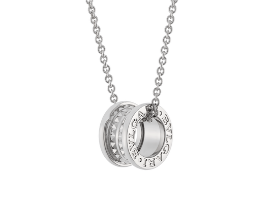 COLLIER BVLGARI MASSIVE SAVE THE CHILDREN-WHITE-GOLD