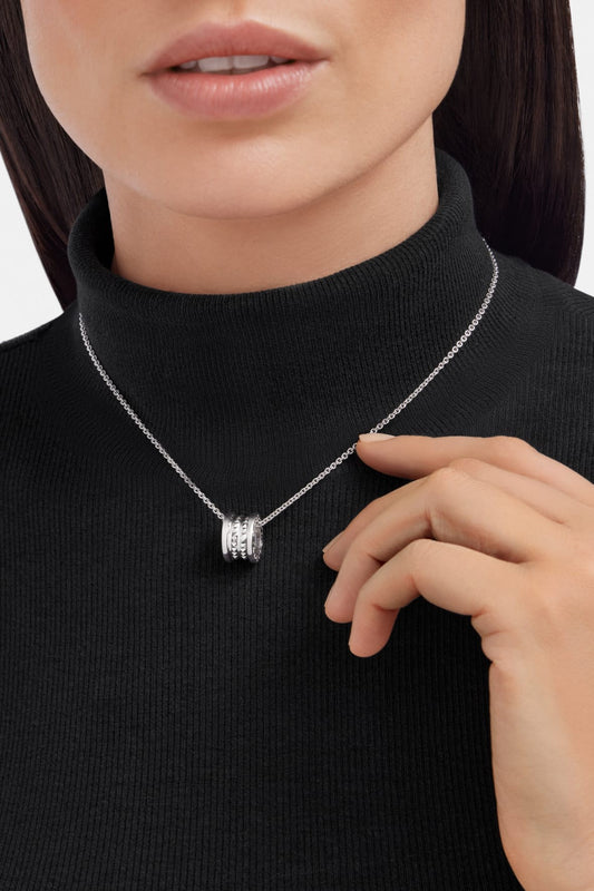 COLLIER BVLGARI MASSIVE SAVE THE CHILDREN-WHITE-GOLD
