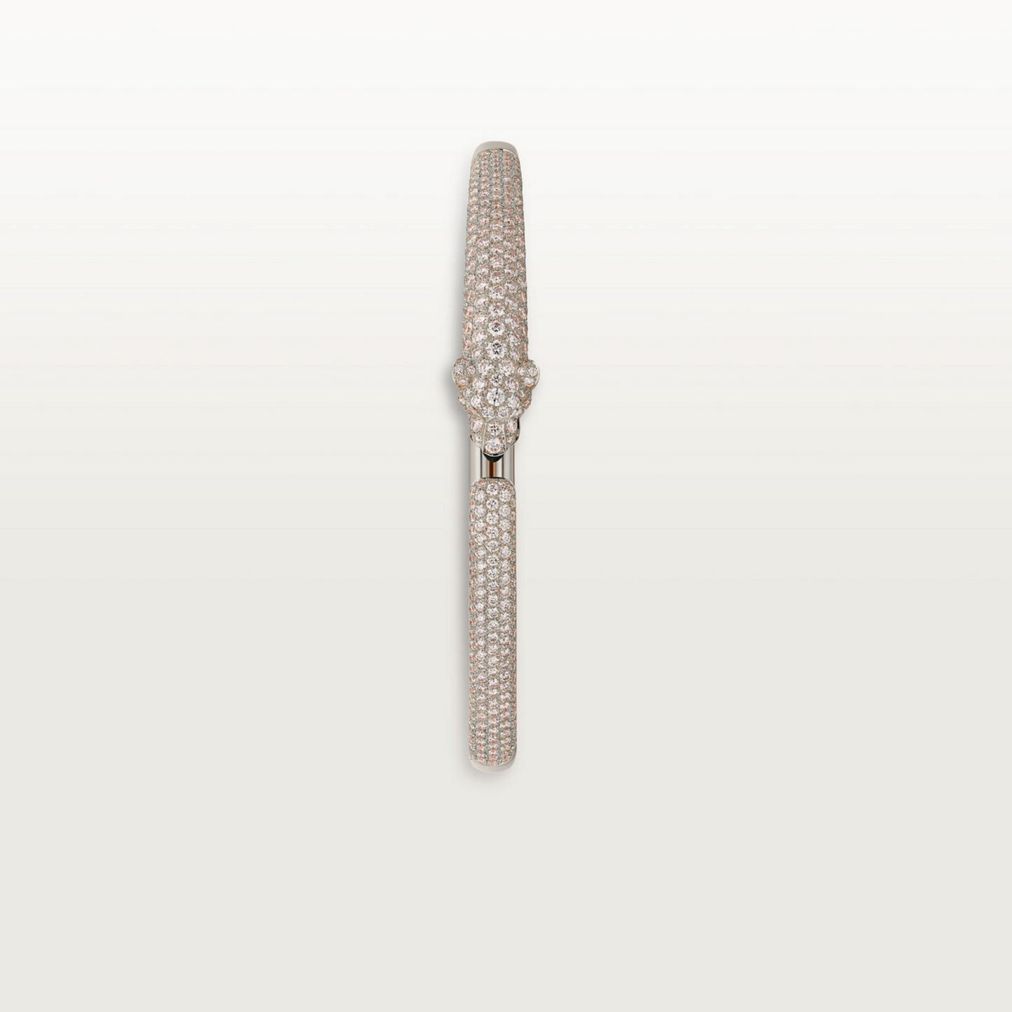 BRACELET PANTHERE PETIT MODELE SEMI PAVE WHITE GOLD