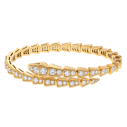 BRACELET BVLGARI SERPENTI VIPER DIAMONDS GOLD