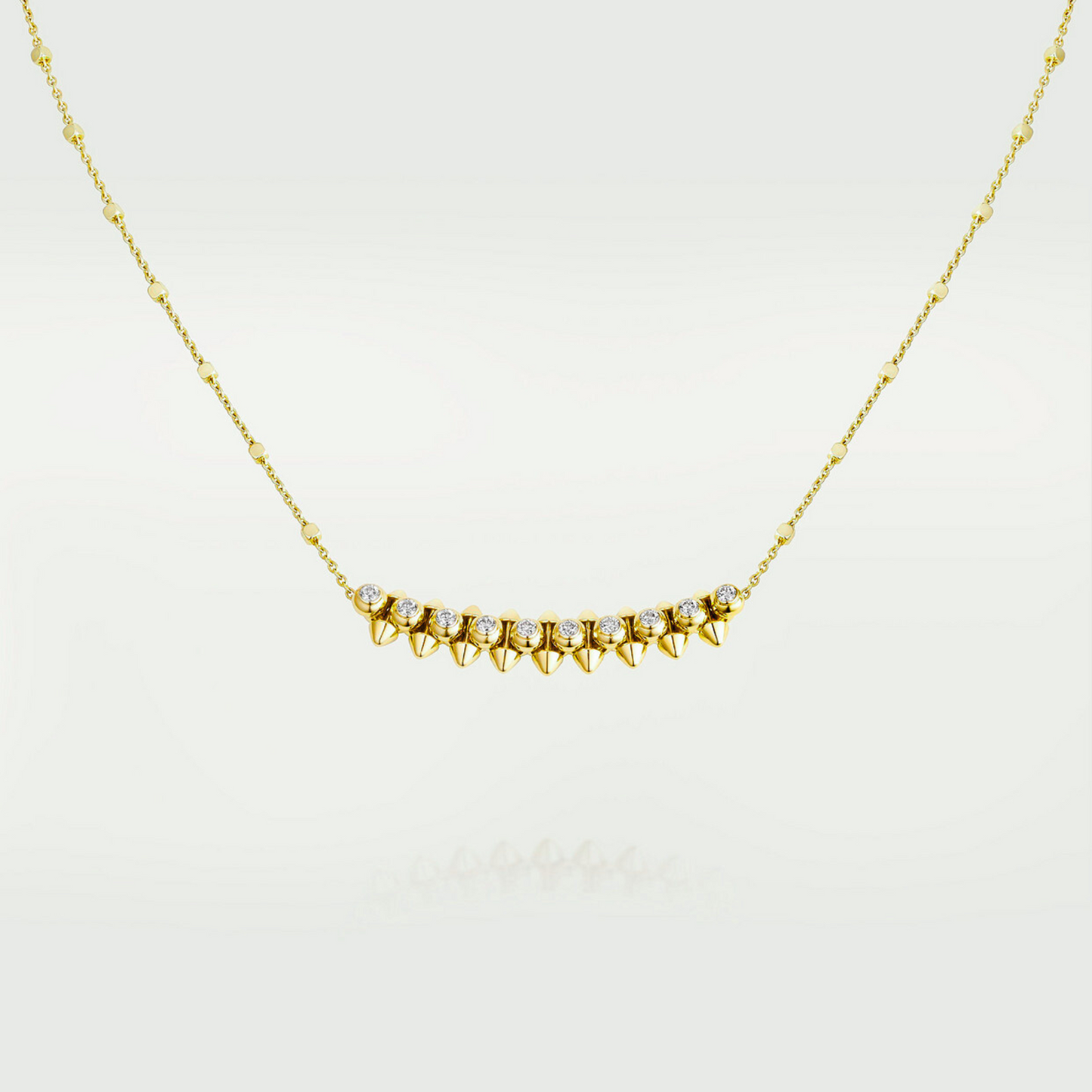 COLLIER CARTIER CLASH DIAMONDS GOLD