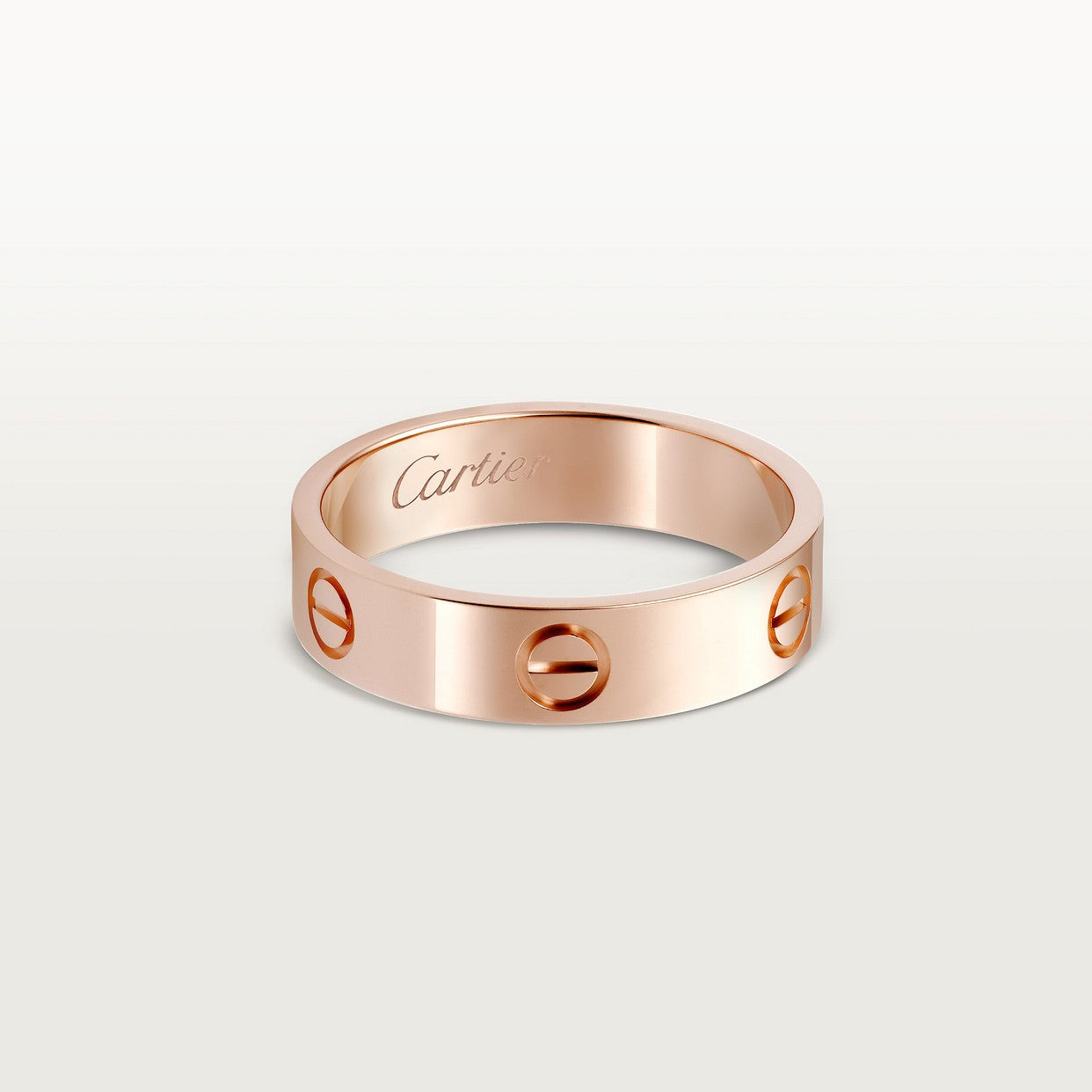 BAGUE CARTIER LOVE MODÈLE CLASSIQUE ROSE GOLD