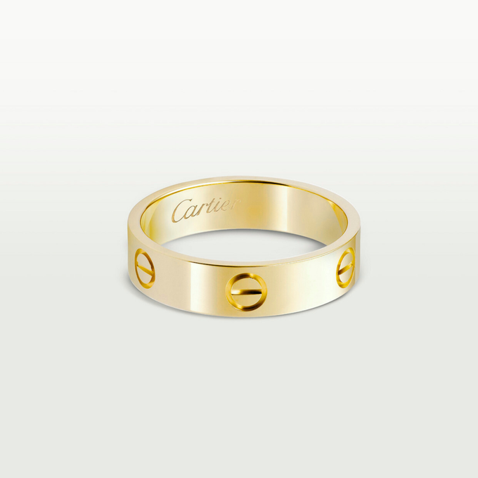 BAGUE CARTIER LOVE MODÈLE CLASSIQUE GOLD