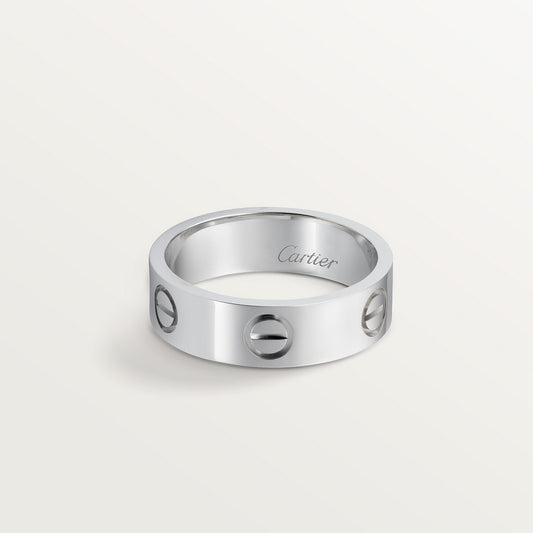 BAGUE CARTIER LOVE MODÈLE CLASSIQUE WHITE GOLD