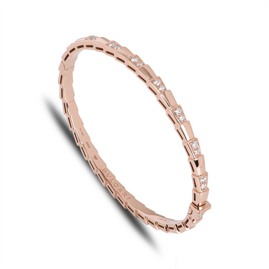 BRACELET BVLGARI SERPENTI DIAMOND ROSE GOLD