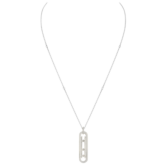 COLLIER MESSIKA MOVE 10TH SM NECKLACE WHITE GOLD