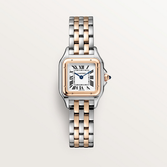 CARTIER PANTHERE ARGENTÉ ET ROSE GOLD