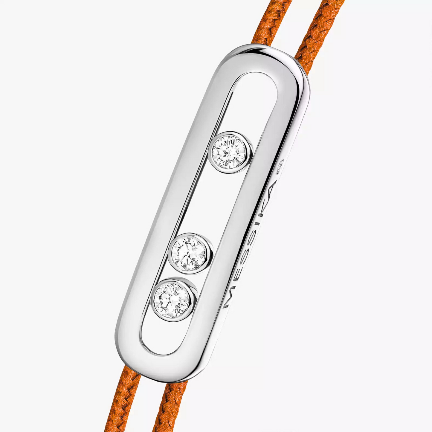 BRACELET MESSIKA CORDE ORANGE WHITE GOLD