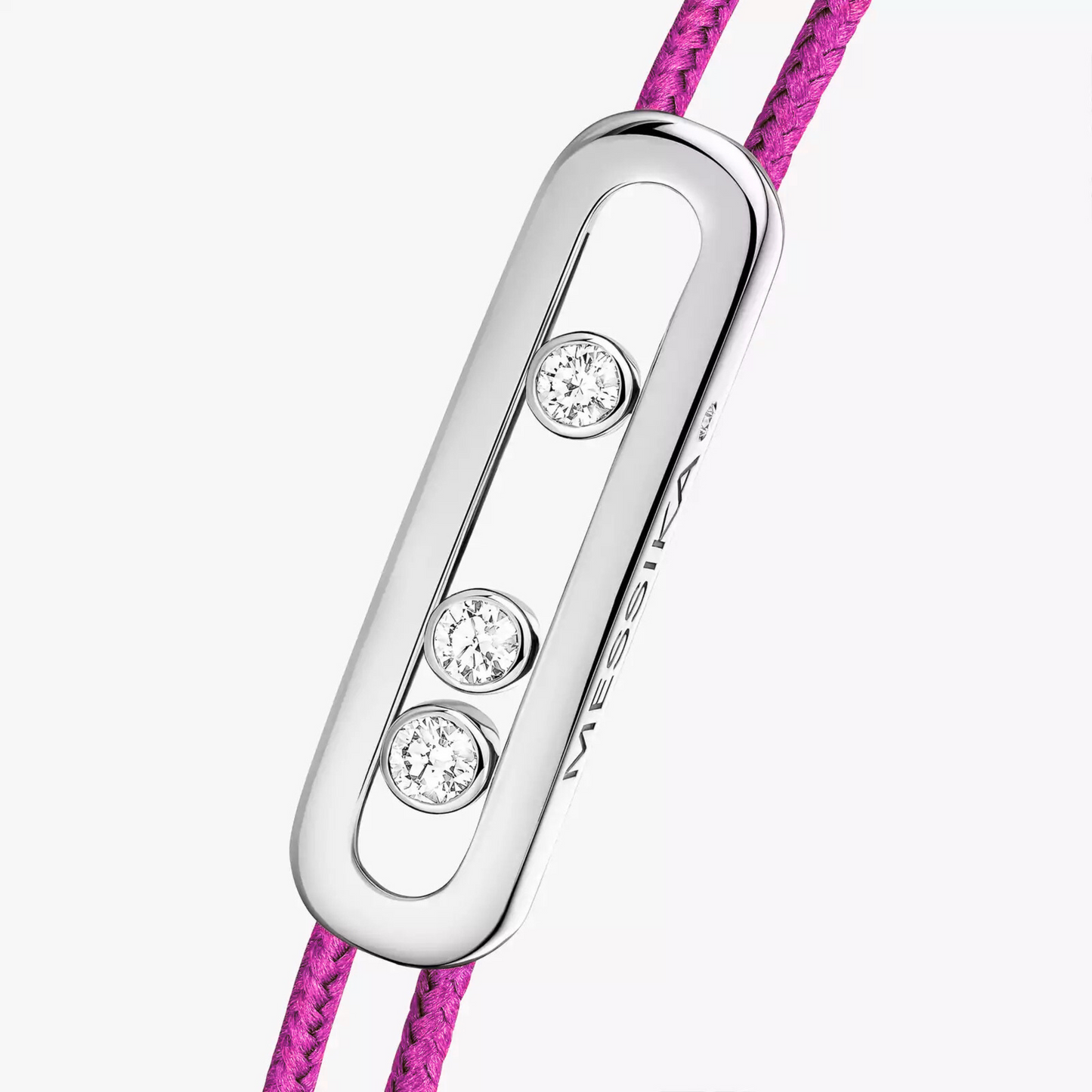 BRACELET MESSIKA CORDE ROSE WHITE GOLD