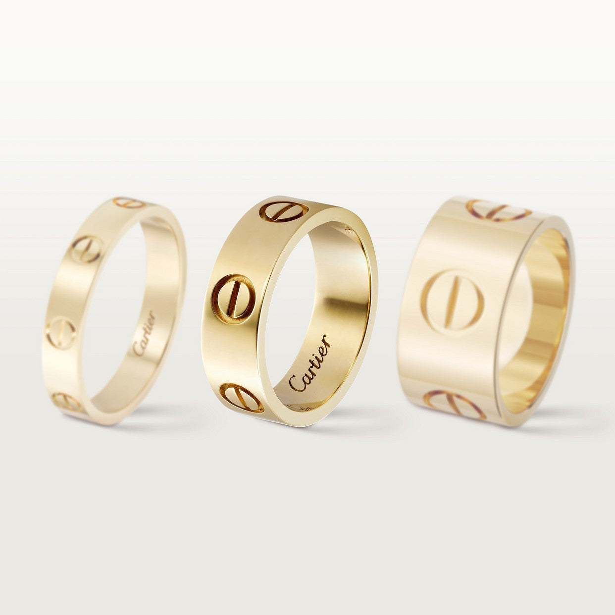 BAGUE CARTIER LOVE MODÈLE CLASSIQUE GOLD