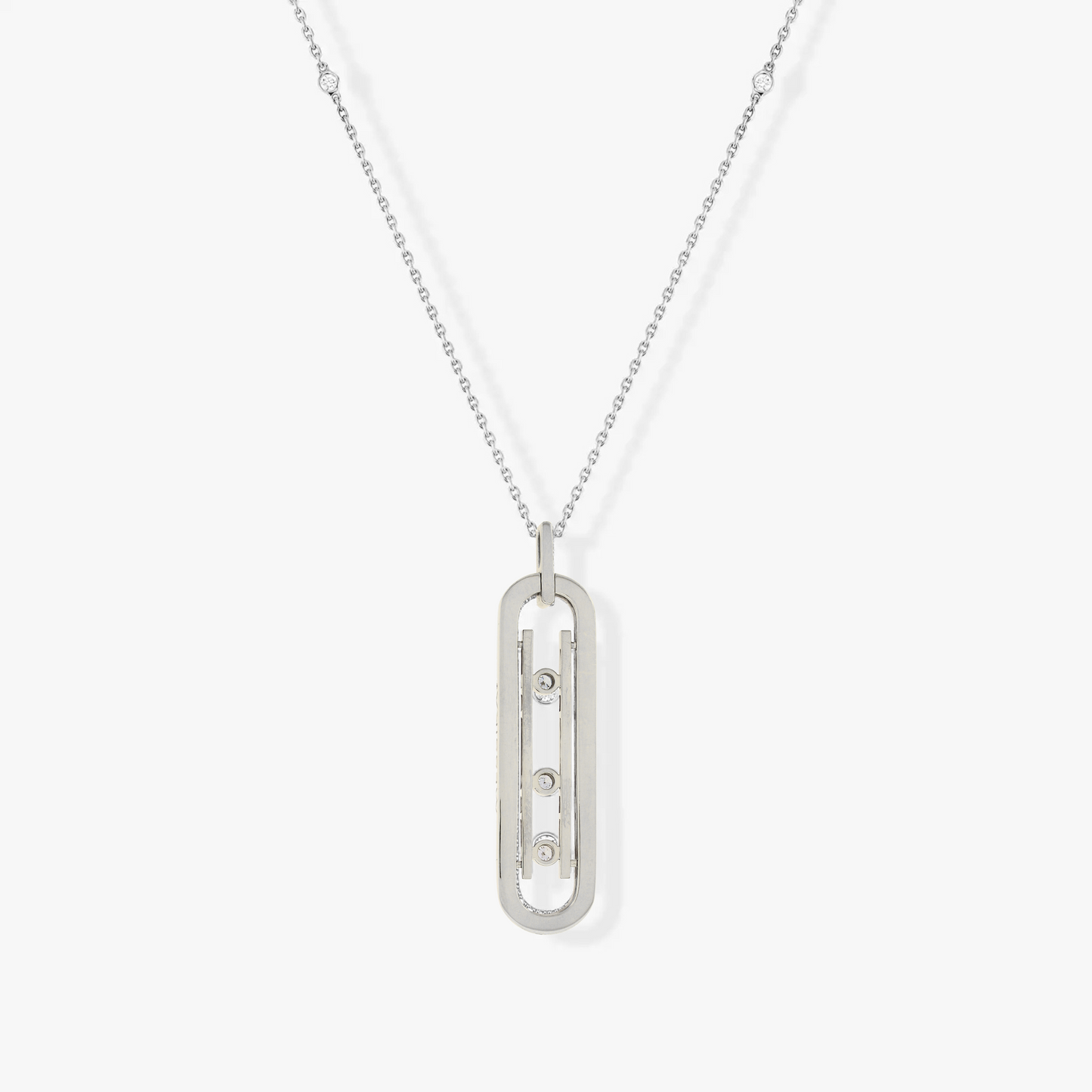 COLLIER MESSIKA MOVE 10TH SM NECKLACE WHITE GOLD