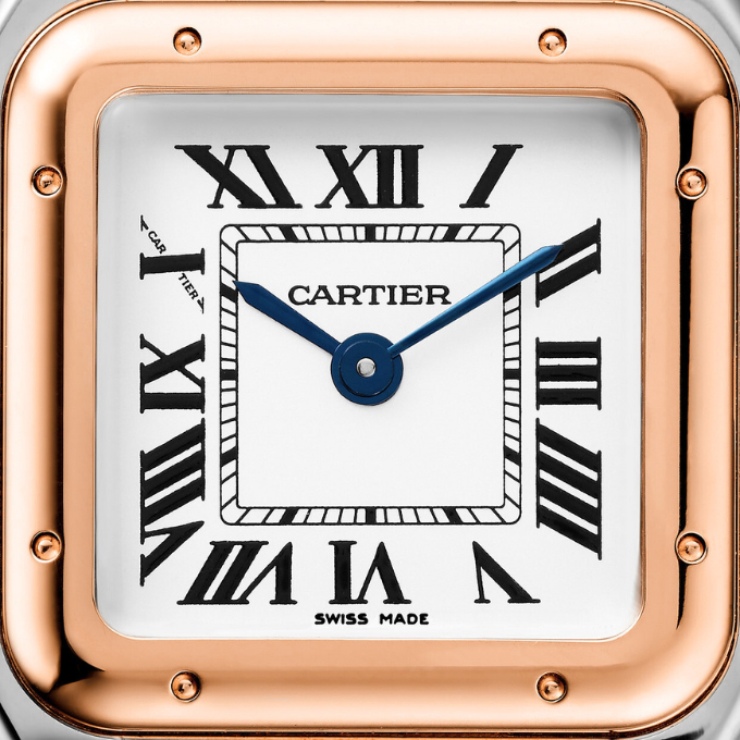 CARTIER PANTHERE ARGENTÉ ET ROSE GOLD