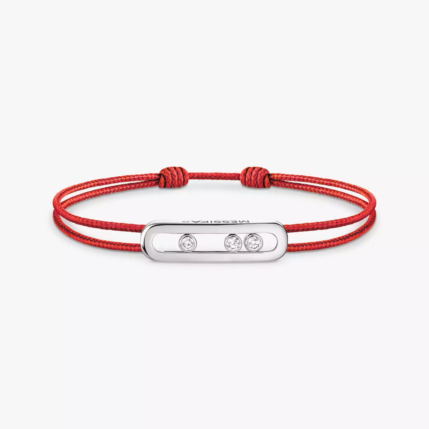 BRACELET MESSIKA CORDE ROUGE WHITE GOLD