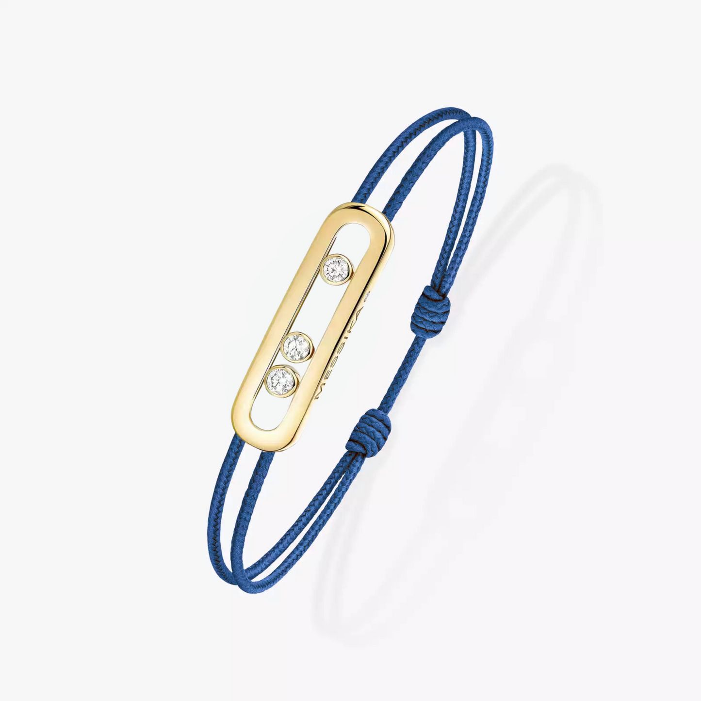 BRACELET MESSIKA CORDE BLEU MARINE GOLD