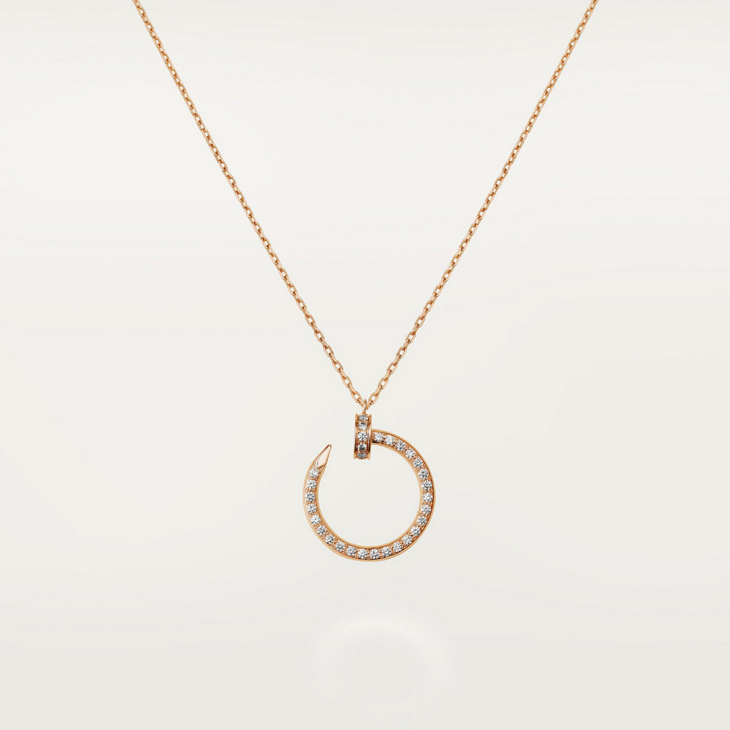 COLLIER CARTIER JUSTE UN CLOU FULL STRASS ROSE-GOLD