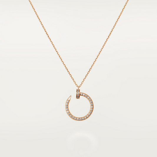 COLLIER CARTIER JUSTE UN CLOU FULL STRASS ROSE-GOLD